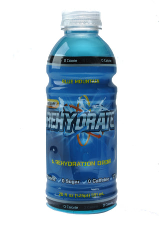8 Pack of Blue Mountain Rehydrate - 20 oz